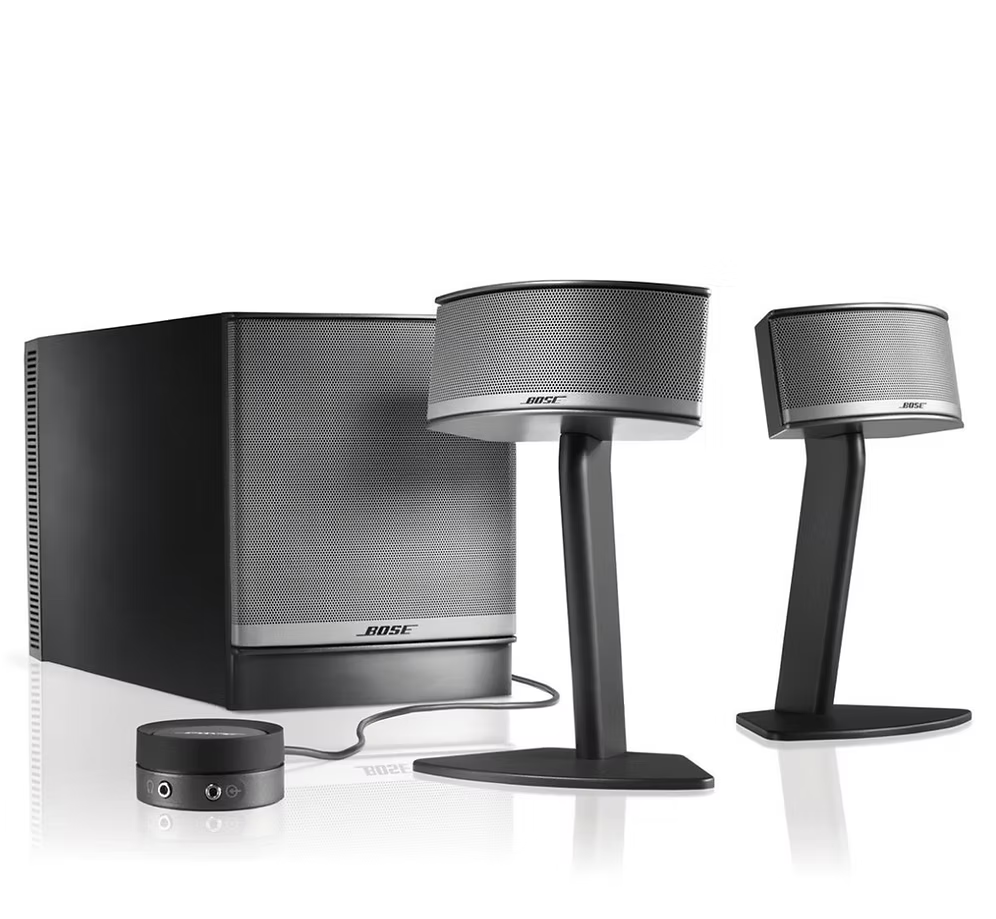 Bose Companion 5 Multimedia Speaker System – Graphite/Silver (Refurbished)